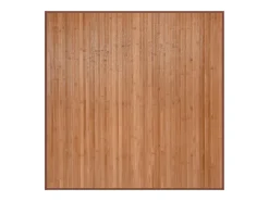 Alfombra cuadrada natural 100x100 cm bambú