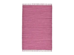 Alfombra de algodón tejida a mano y reversible 90x160 cm Fuchisa Happy Cotton