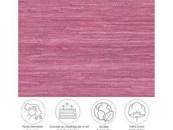 Alfombra de algodón tejida a mano y reversible 160x230 cm Fuchisa Happy Cotton
