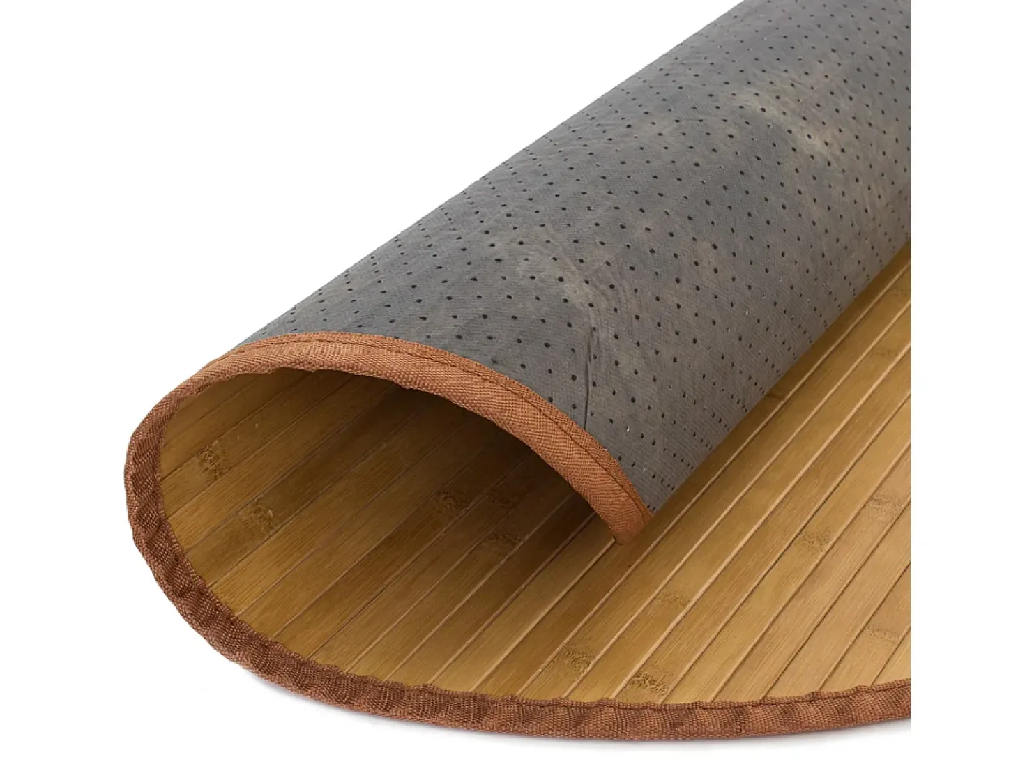 Alfombra de bambú 200 cm Marrón