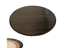 Alfombra de bambú 90 cm Marrón