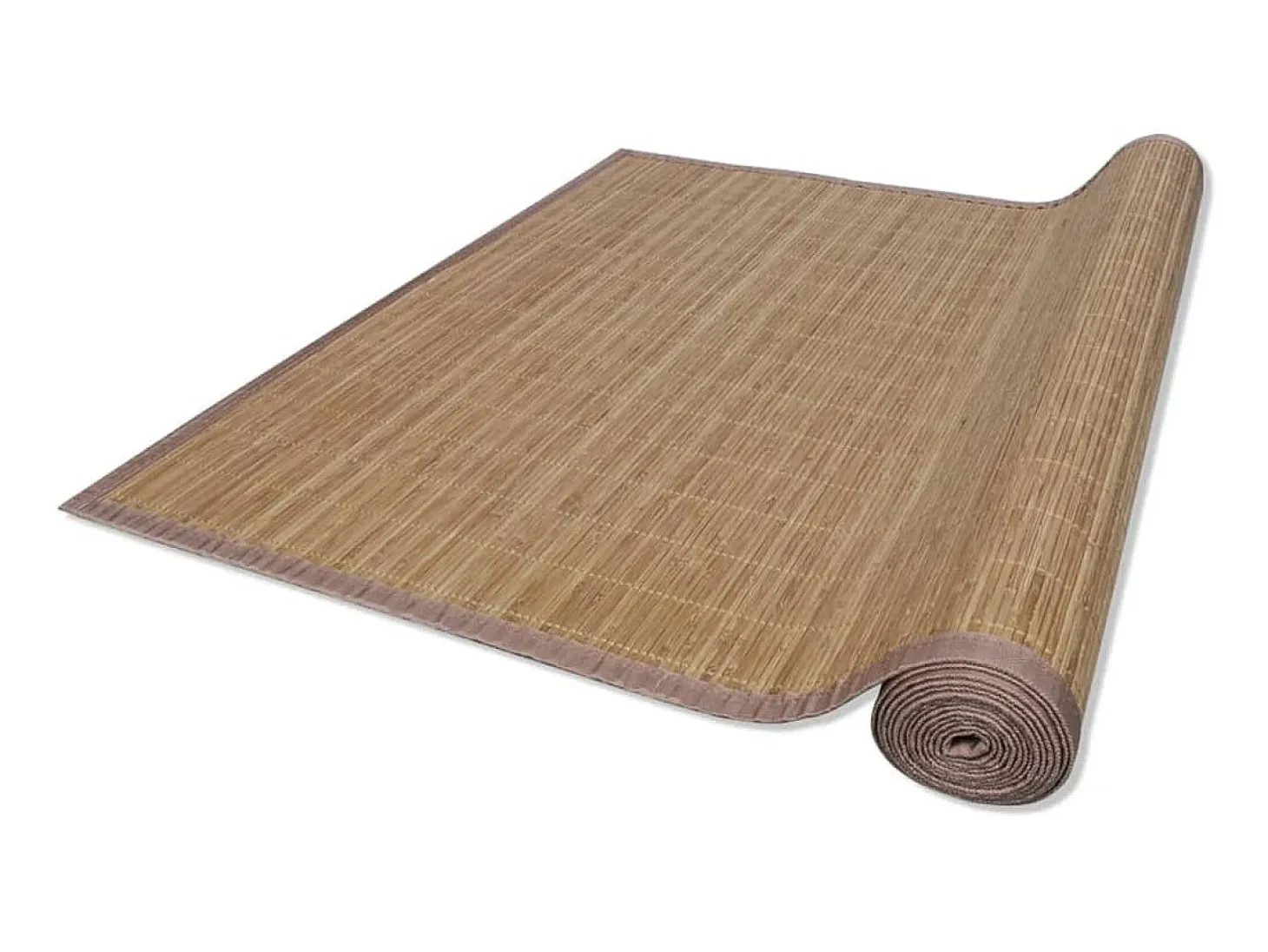 Alfombra de bambú color natural 100x160 cm ES29275