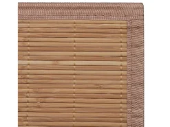Alfombra de bambú color natural 160x230 cm
