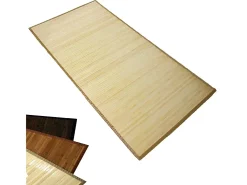 Alfombra de bambú 80x300 cm clara