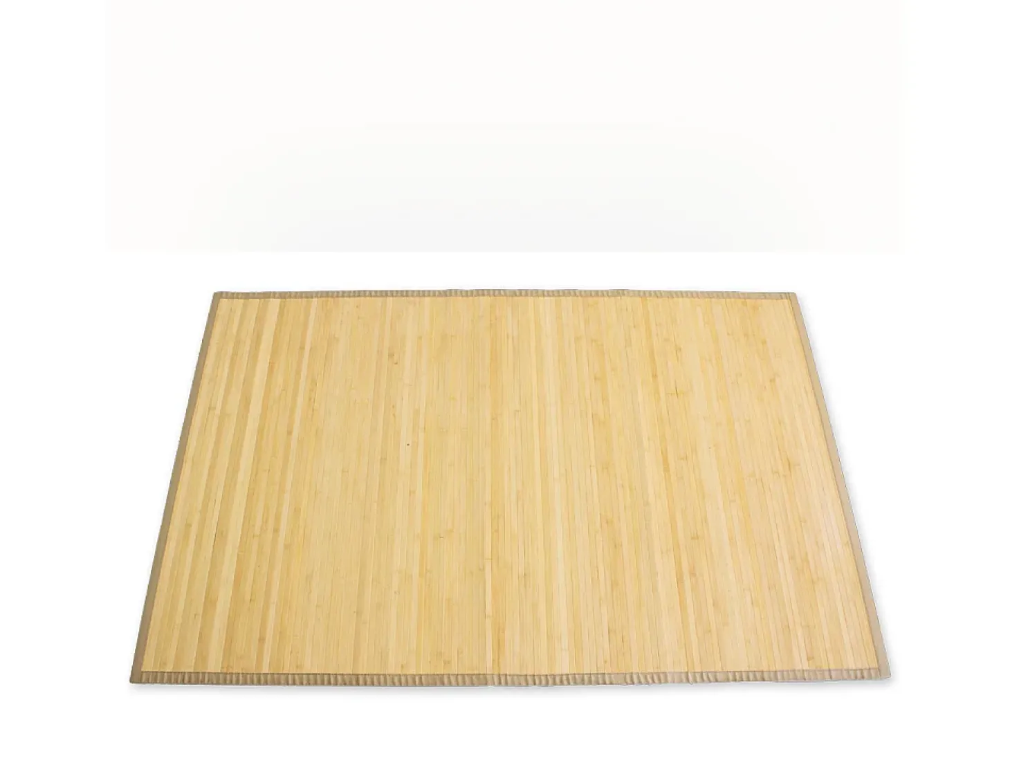 Alfombra de bambú 80x300 cm clara