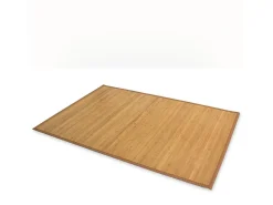 Alfombra de bambú 60x200 cm Marrón
