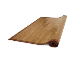 Alfombra de bambú 60x200 cm Marrón