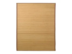 Alfombra de bambú 160x230 cm Marrón