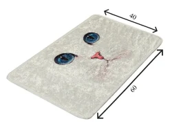 Alfombra de baño Blue Eyes (40 x 60) multicolor