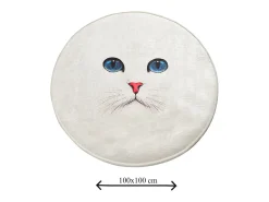 Alfombra de baño Blue Eyes DJT multicolor