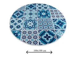 Alfombra de baño Ceramic DJT multicolor