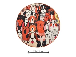 Alfombra de baño Dogs (140) multicolor