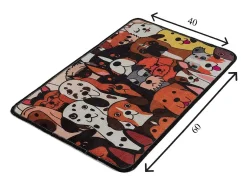 Alfombra de baño Dogs (40 x 60) multicolor