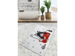 Alfombra de baño Dogs Shower Djt (80 x 100) multicolor