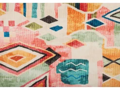 Alfombra de baño estampada con pelo suave 50x60 cm Colorido Ariella