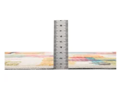 Alfombra de baño estampada con pelo suave 50x60 cm Colorido Ariella