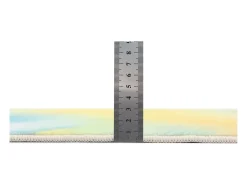 Alfombra de baño estampada con pelo suave 70x120 cm Colorido Ariella