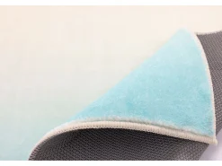 Alfombra de baño estampada con pelo suave 70x120 cm Colores pastel Ariella