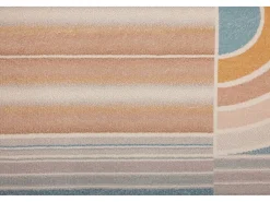 Alfombra de baño estampada con pelo suave 50x60 cm Colores pastel Ariella