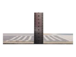 Alfombra de baño estampada con pelo suave 50x60 cm Gris multi Ariella