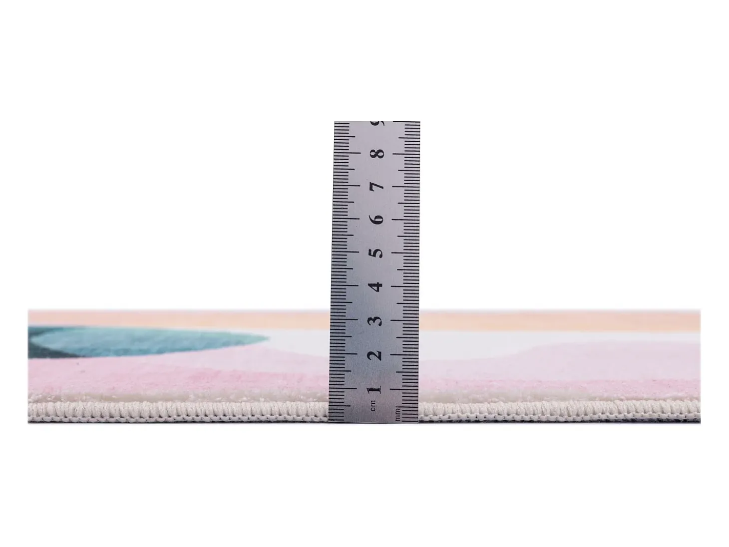 Alfombra de baño estampada con pelo suave 60x100 cm Colorido Ariella