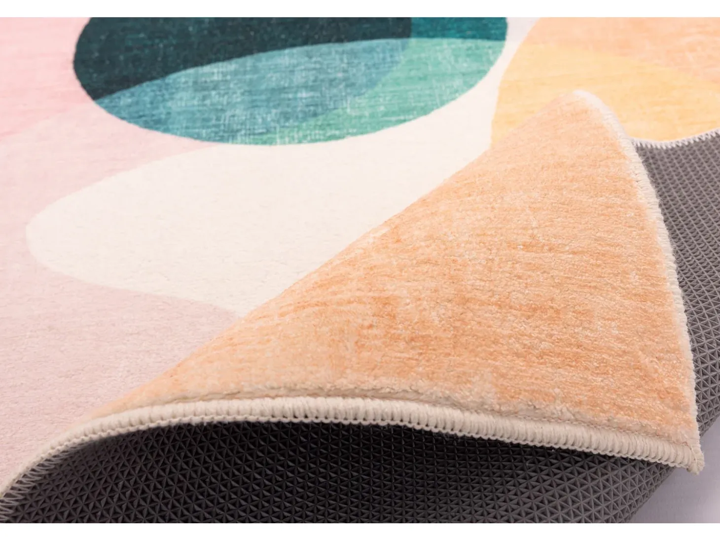 Alfombra de baño estampada con pelo suave 60x100 cm Colorido Ariella