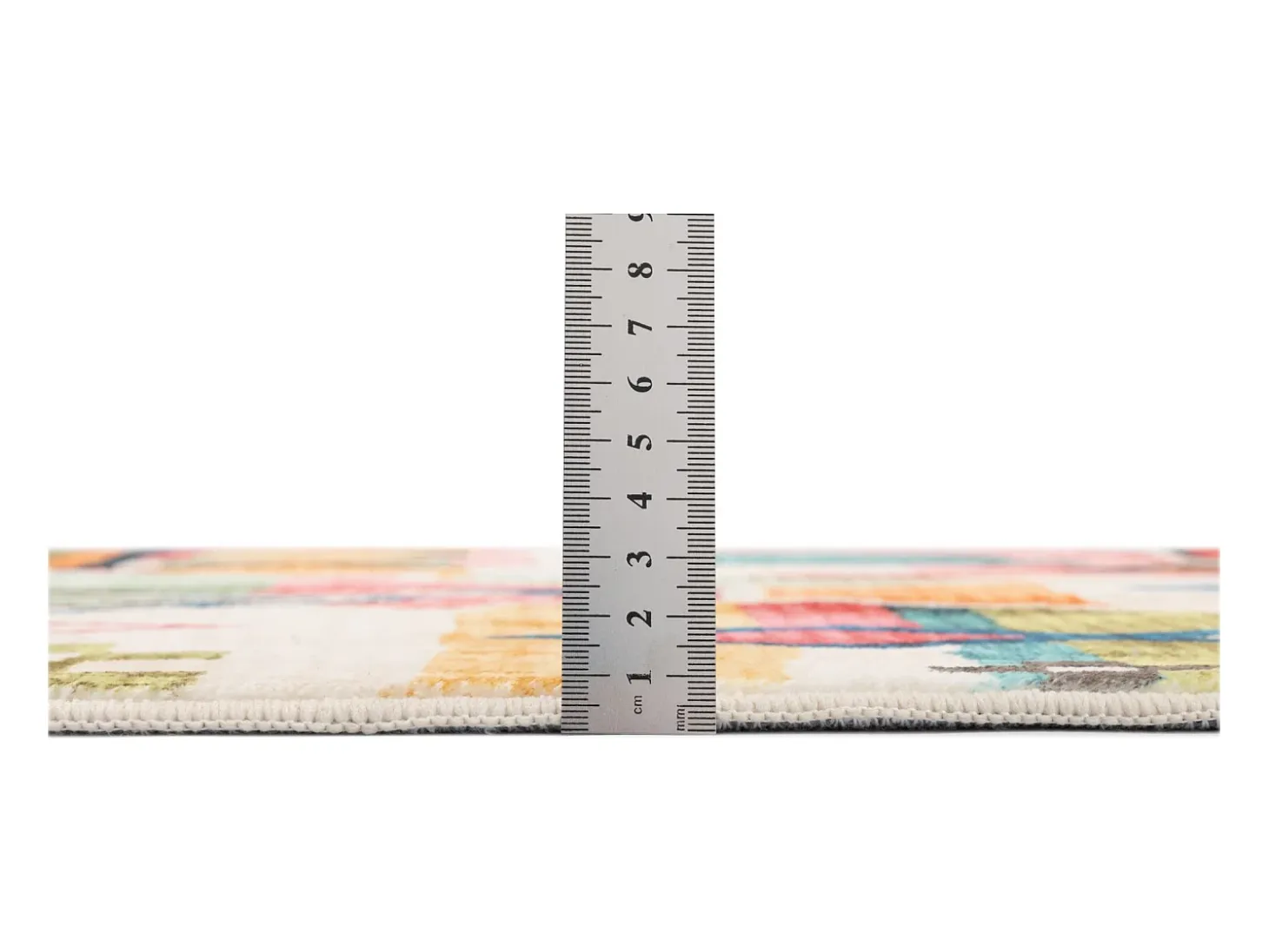 Alfombra de baño estampada con pelo suave 70x120 cm Colorido Ariella