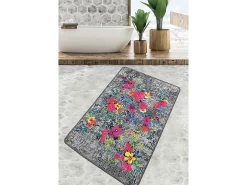 Alfombra de baño Etova multicolor