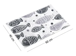 Alfombra de baño Fish DJT multicolor