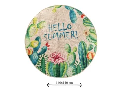 Alfombra de baño Hello Summer (140) multicolor