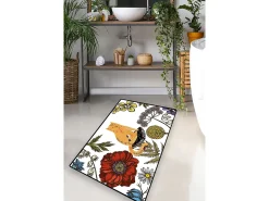 Alfombra de baño Hennaed Cat multicolor
