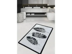 Alfombra de baño Hoja Djt (80 x 100) multicolor