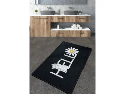 Alfombra de baño Hola Gato Djt (70 x 120) multicolor