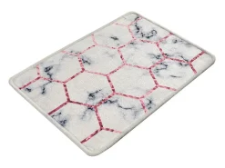 Alfombra de baño Honeycomb (40 x 60) multicolor