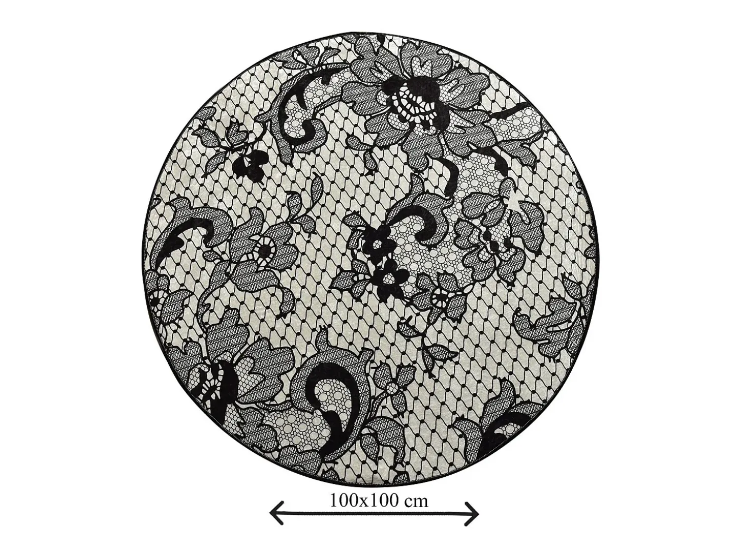 Alfombra de baño Lace DJT multicolor