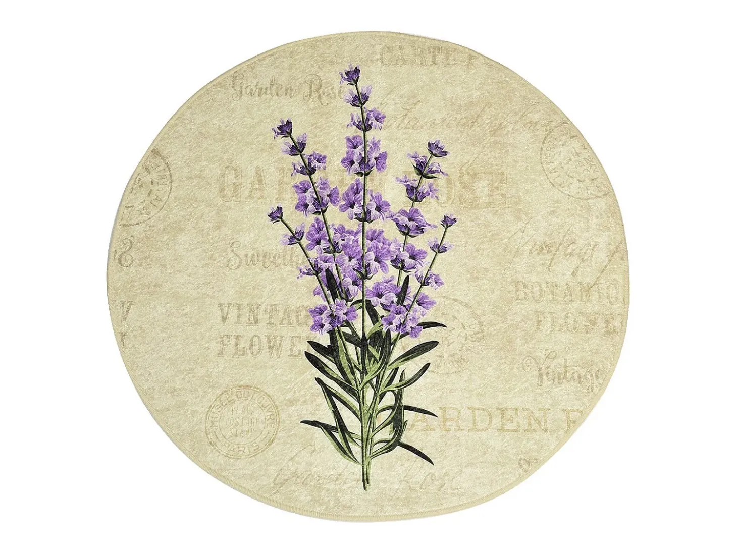 Alfombra de baño Lavender DJT multicolor