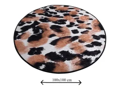 Alfombra de baño Leopard DJT multicolor