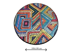 Alfombra de baño Maglie DJT (100 cm) multicolor