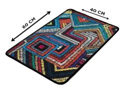 Alfombra de baño Maglie DJT multicolor