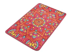 Alfombra de baño Mandal multicolor