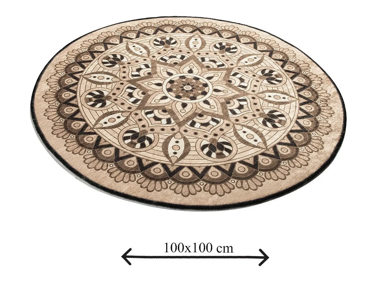 Alfombra de baño Mandal DJT multicolor