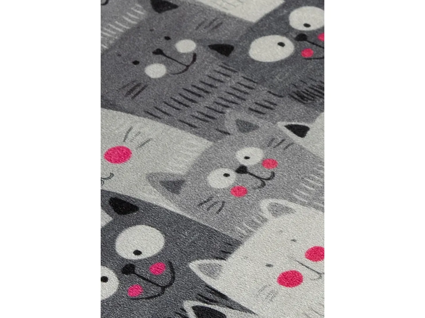 Alfombra de baño Meow multicolor