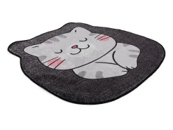 Alfombra de baño Neko (100 cm) gris
