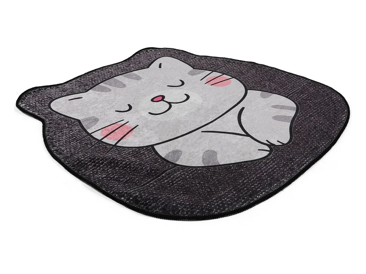 Alfombra de baño Neko (100 cm) gris