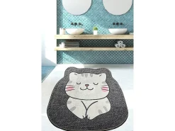 Alfombra de baño Neko (200 cm) gris