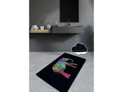 Alfombra de baño Olifant multicolor