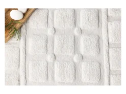 Alfombra de baño Putte 90x60cm color blanco.