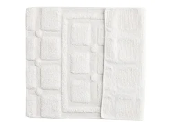 Alfombra de baño Putte 90x60cm color blanco.