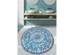 Alfombra de baño Raiya (160 cm) multicolor