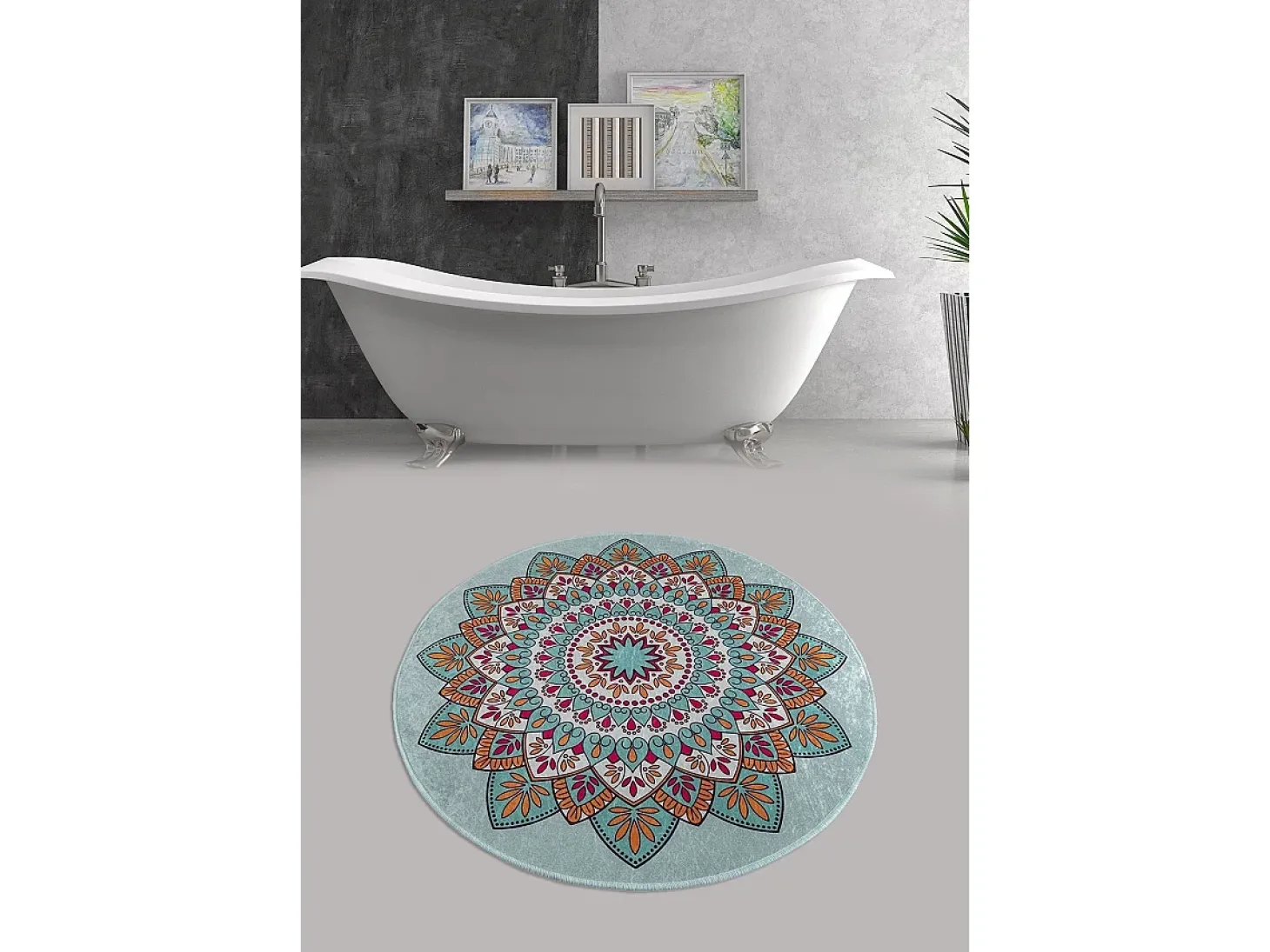 Alfombra de baño Royal DJT multicolor